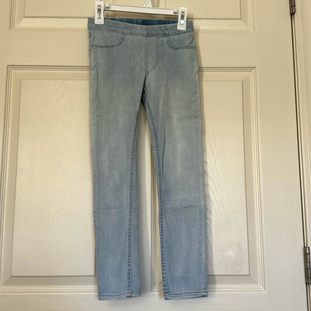 H & M light weight jeggings girls size 7-8